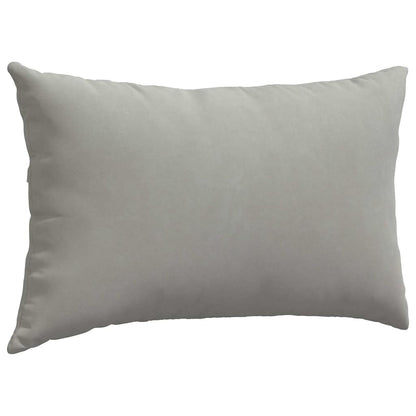 Cuscini da Divano 2 pcs Grigio chiaro 50 x 30 cm Tessuto