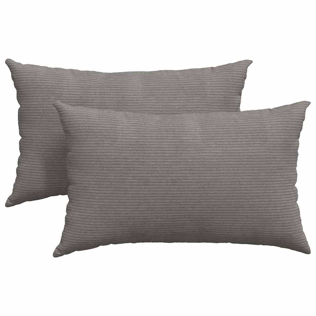 Cuscini da Divano 2 pcs Grigio chiaro 50 x 30 cm | homemem39