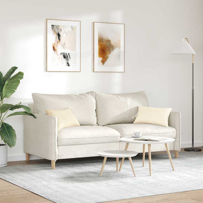 Cuscini da Divano 2 pcs Crema 50 x 30 cm Tessuto in Cords | homemem39