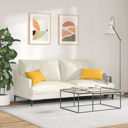 Cuscini da Divano 2 pcs Giallo Chiaro 50 x 30 cm | homemem39