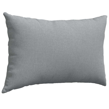 Cuscini da Divano 2 pcs Grigio chiaro 60 x 40 cm Tessuto | homemem39