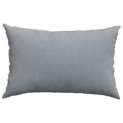 Cuscini da Divano 2 pcs Grigio chiaro 60 x 40 cm Tessuto | homemem39