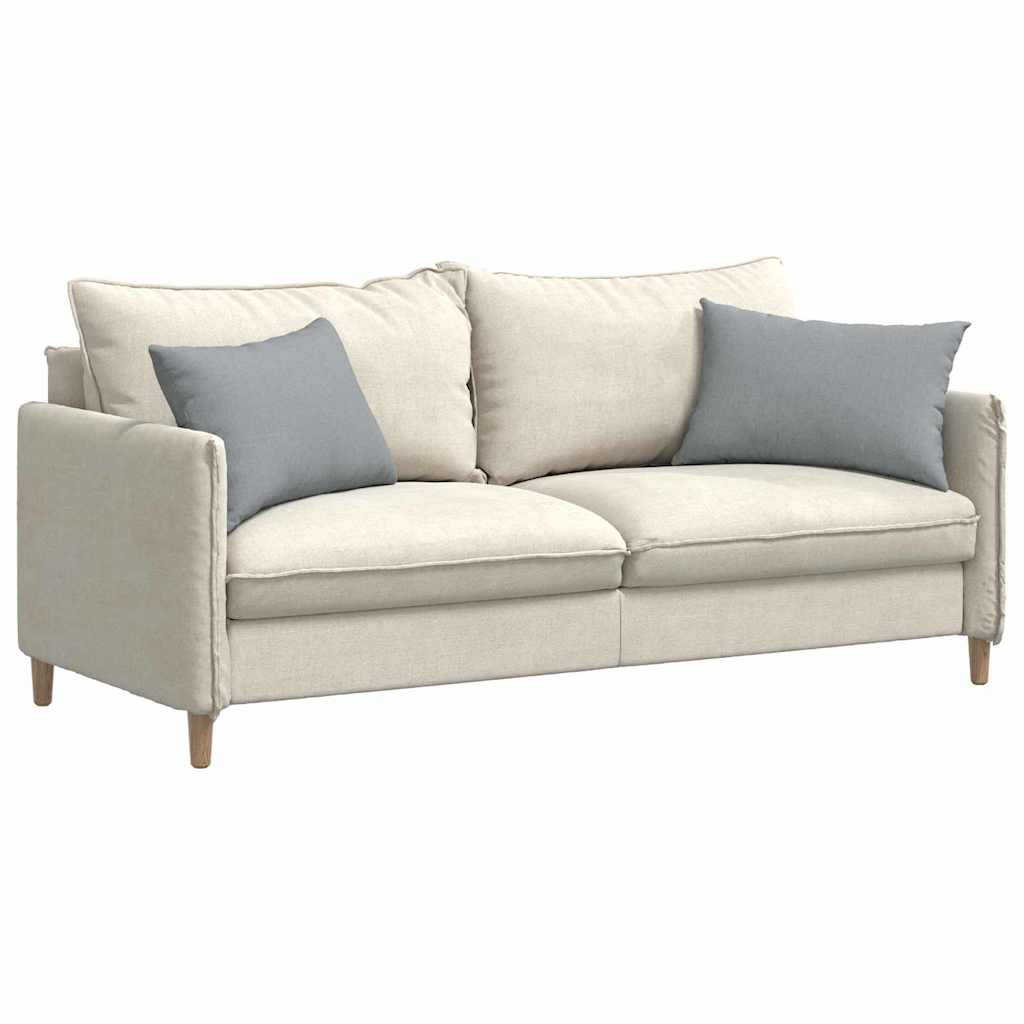 Cuscini da Divano 2 pcs Grigio chiaro 60 x 40 cm Tessuto | homemem39
