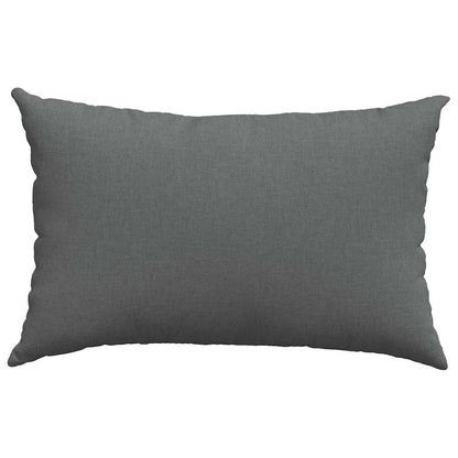 Cuscini da Divano 2 pcs Grigio scuro 60 x 40 cm Tessuto | homemem39