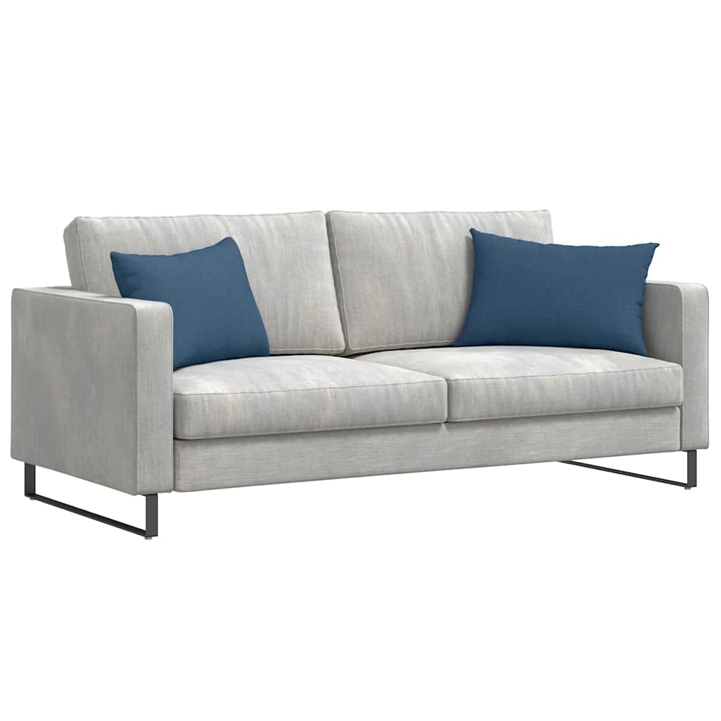 Cuscini da Divano 2 pcs Blu 60 x 40 cm Tessuto | homemem39