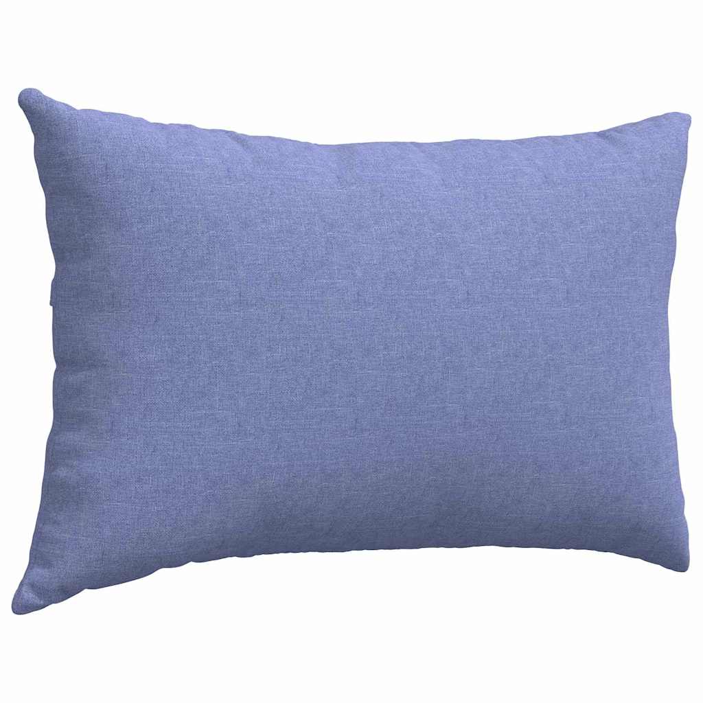 Cuscini da Divano 2 pcs Blu jeans 60 x 40 cm Tessuto | homemem39
