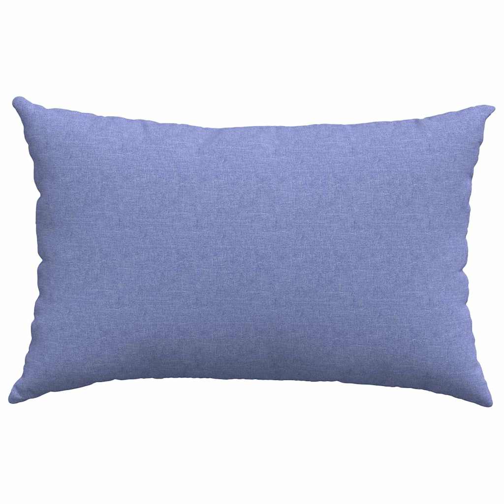 Cuscini da Divano 2 pcs Blu jeans 60 x 40 cm Tessuto | homemem39