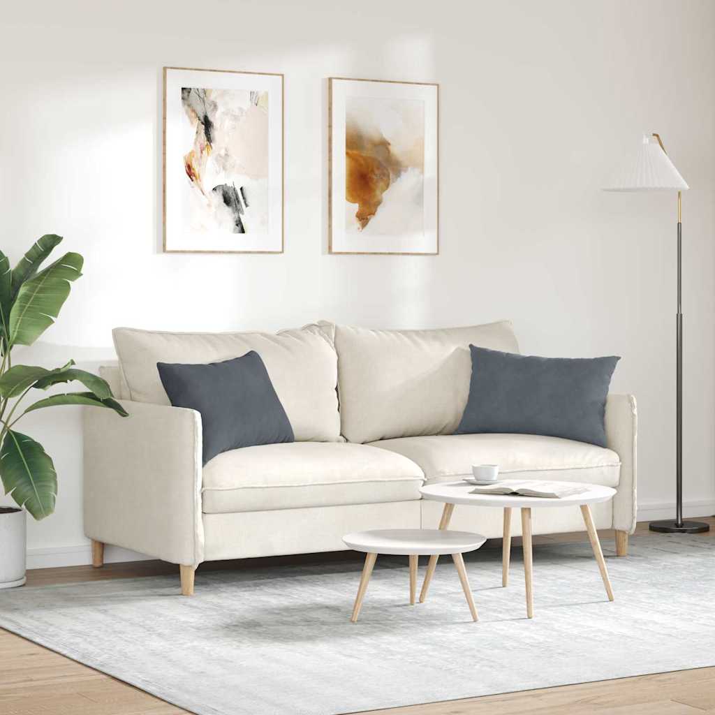 Cuscini da Divano 2 pcs Grigio scuro 60 x 40 cm | homemem39