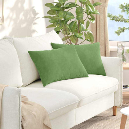Cuscini da Divano 2 pcs Verde chiaro 60 x 40 cm | homemem39