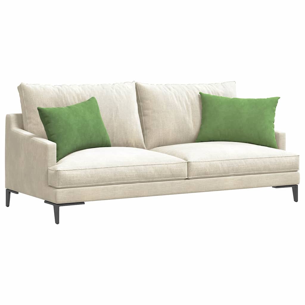 Cuscini da Divano 2 pcs Verde chiaro 60 x 40 cm | homemem39