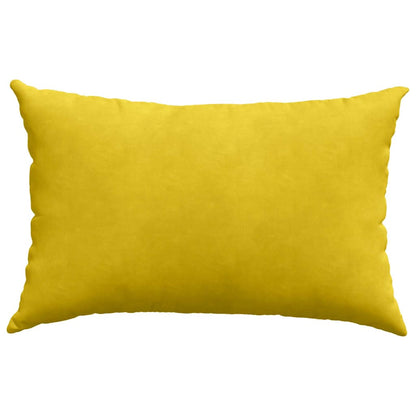 Cuscini da Divano 2 pcs Giallo 60 x 40 cm Tessuto in Cords | homemem39