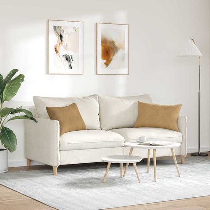 Cuscini da Divano 2 pcs Marrone 60 x 40 cm Tessuto in Cords | homemem39