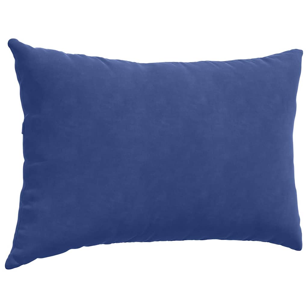 Cuscini da Divano 2 pcs Blu Polizia 60 x 40 cm Tessuto in Cords | homemem39