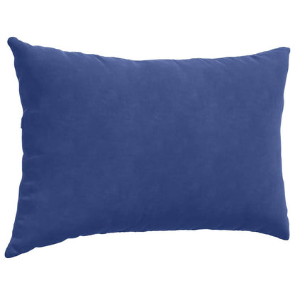 Cuscini da Divano 2 pcs Blu Polizia 60 x 40 cm Tessuto in Cords