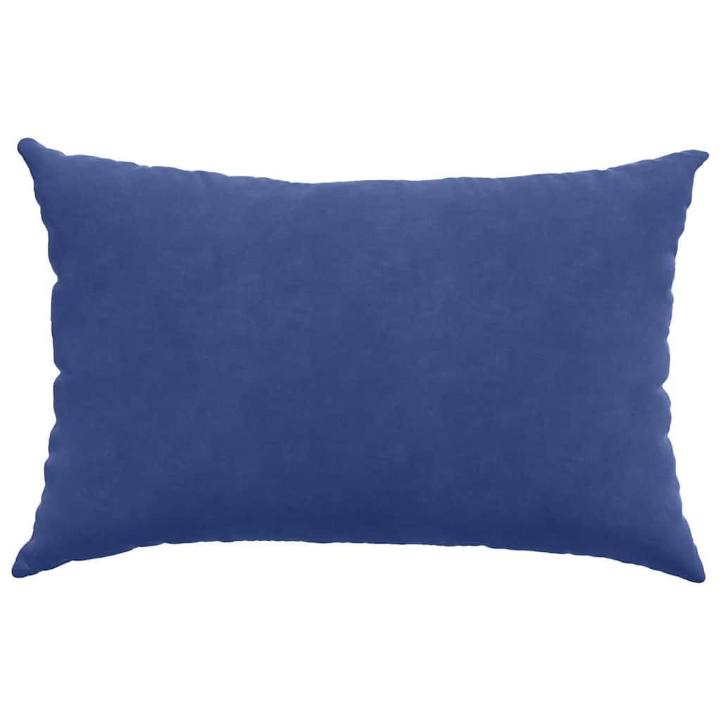 Cuscini da Divano 2 pcs Blu Polizia 60 x 40 cm Tessuto in Cords | homemem39