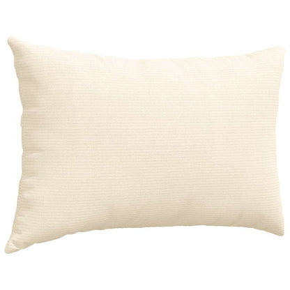 Cuscini da Divano 2 pcs Crema 60 x 40 cm Tessuto in Cords | homemem39