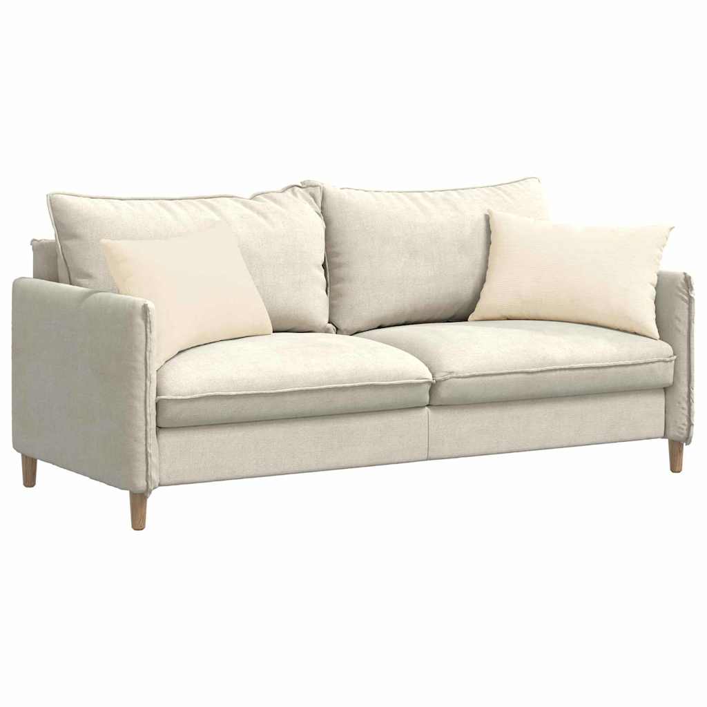 Cuscini da Divano 2 pcs Crema 60 x 40 cm Tessuto in Cords | homemem39