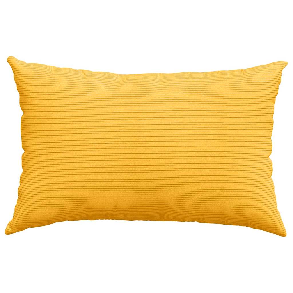 Cuscini da Divano 2 pcs Giallo Chiaro 60 x 40 cm | homemem39