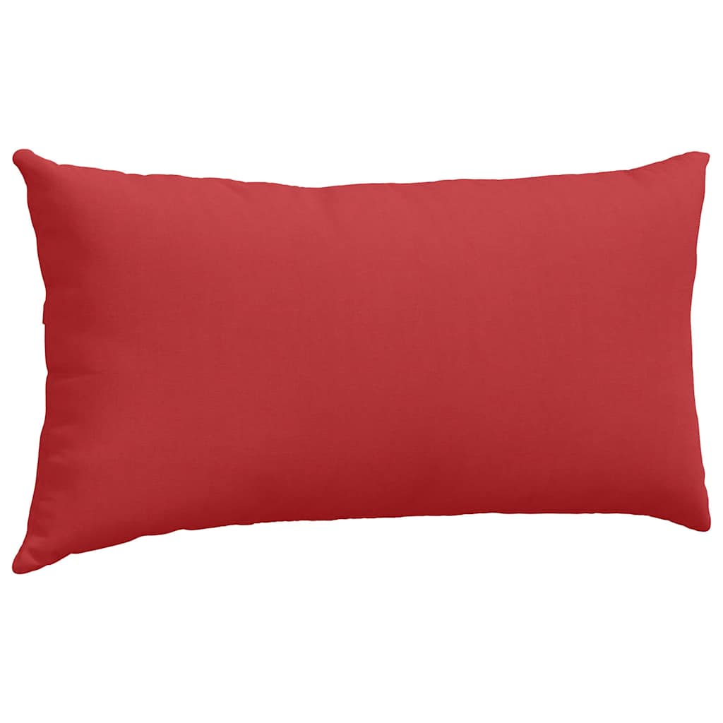 Cuscini da Divano 2 pcs Rosso 80 x 40 cm Tessuto | homemem39
