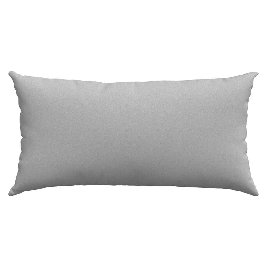 Cuscini da Divano 2 pcs Grigio Nuvola 80 x 40 cm Tessuto | homemem39