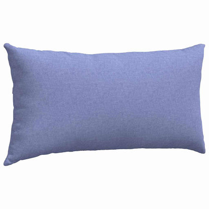 Cuscini da Divano 2 pcs Blu jeans 80 x 40 cm Tessuto