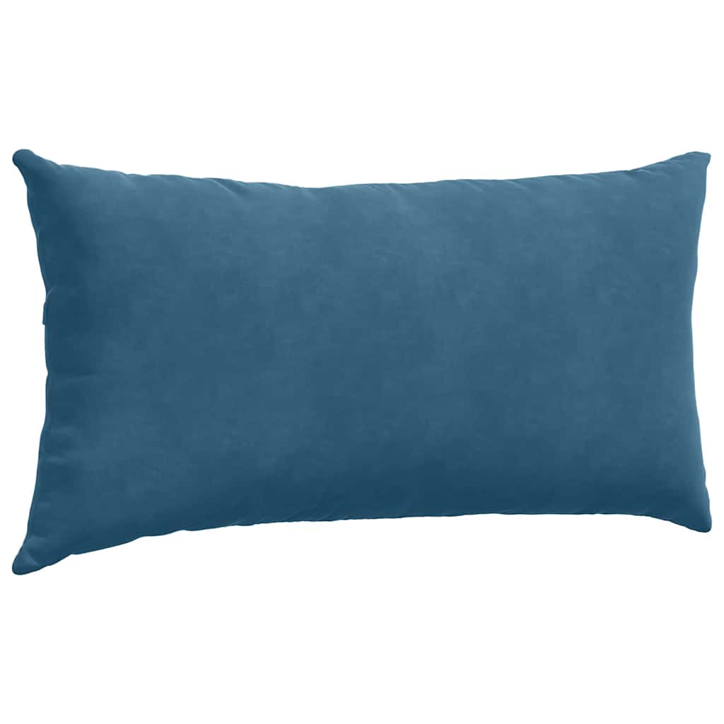 Cuscini da Divano 2 pcs Blu 80 x 40 cm Tessuto in Cords | homemem39