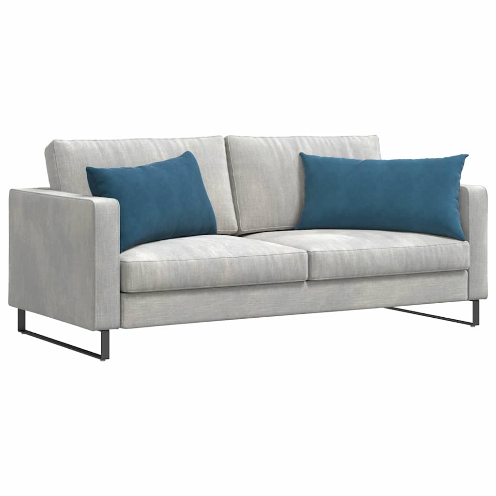 Cuscini da Divano 2 pcs Blu 80 x 40 cm Tessuto in Cords | homemem39