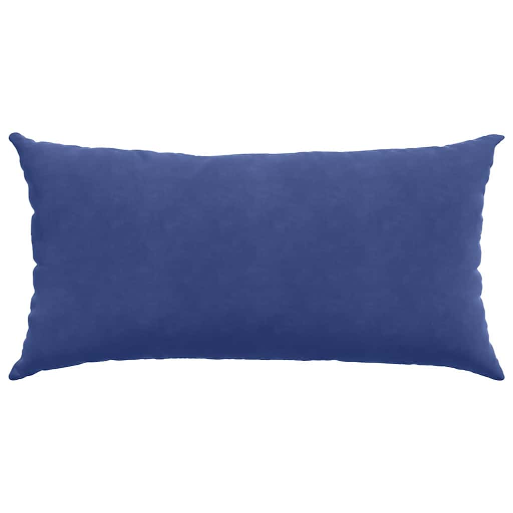 Cuscini da Divano 2 pcs Blu Polizia 80 x 40 cm Tessuto in Cords | homemem39