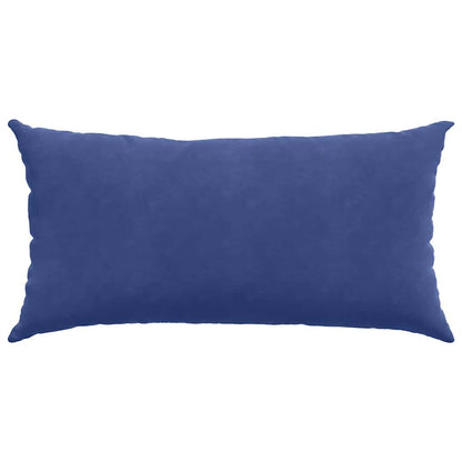 Cuscini da Divano 2 pcs Blu Polizia 80 x 40 cm Tessuto in Cords