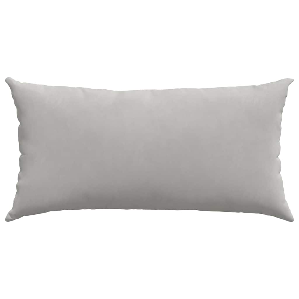 Cuscini da Divano 2 pcs Grigio chiaro 80 x 40 cm Tessuto | homemem39