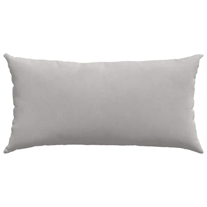 Cuscini da Divano 2 pcs Grigio chiaro 80 x 40 cm Tessuto | homemem39