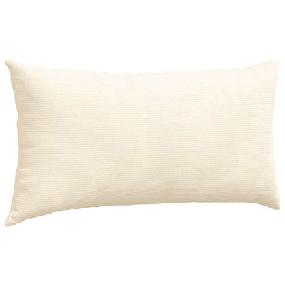 Cuscini da Divano 2 pcs Crema 80 x 40 cm Tessuto in Cords | homemem39