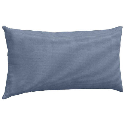 Cuscini da Divano 2 pcs Blu 80 x 40 cm Tessuto in Cords | homemem39