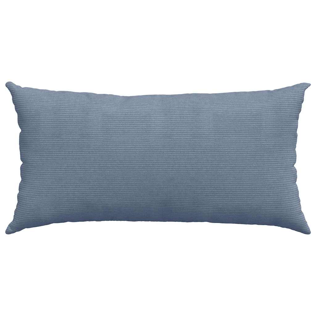 Cuscini da Divano 2 pcs Blu 80 x 40 cm Tessuto in Cords | homemem39