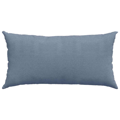 Cuscini da Divano 2 pcs Blu 80 x 40 cm Tessuto in Cords | homemem39