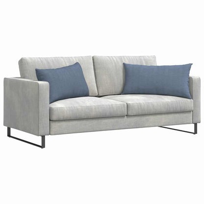 Cuscini da Divano 2 pcs Blu 80 x 40 cm Tessuto in Cords | homemem39