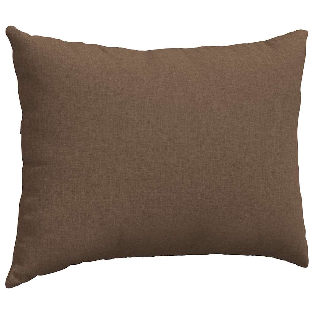 Cuscini da Divano 2 pcs Marrone 70 x 50 cm Tessuto