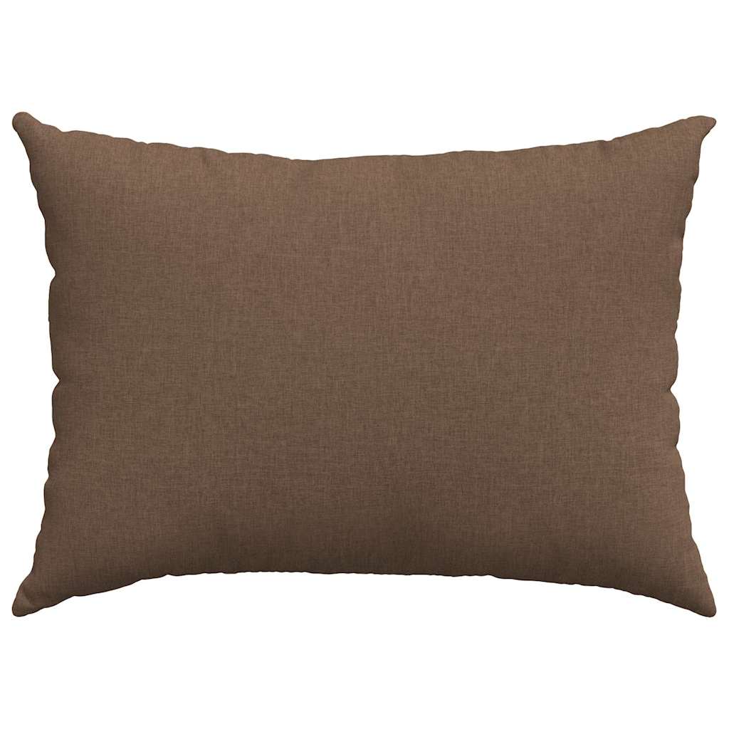 Cuscini da Divano 2 pcs Marrone 70 x 50 cm Tessuto