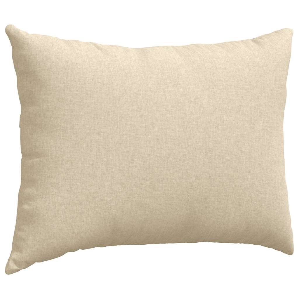 Cuscini da Divano 2 pcs Crema 70 x 50 cm Tessuto | homemem39
