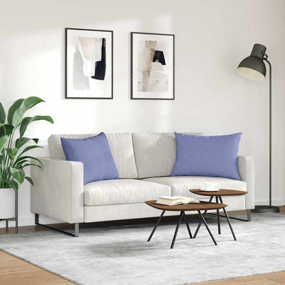 Cuscini da Divano 2 pcs Blu jeans 70 x 50 cm Tessuto | homemem39