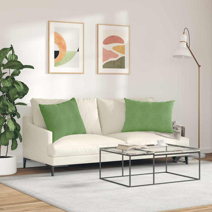 Cuscini da Divano 2 pcs Verde chiaro 70 x 50 cm | homemem39