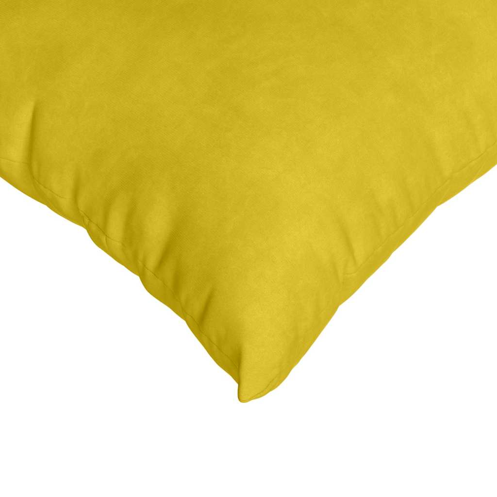 Cuscini da Divano 2 pcs Giallo 70 x 50 cm Tessuto in Cords | homemem39