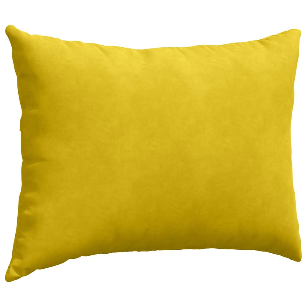 Cuscini da Divano 2 pcs Giallo 70 x 50 cm Tessuto in Cords | homemem39