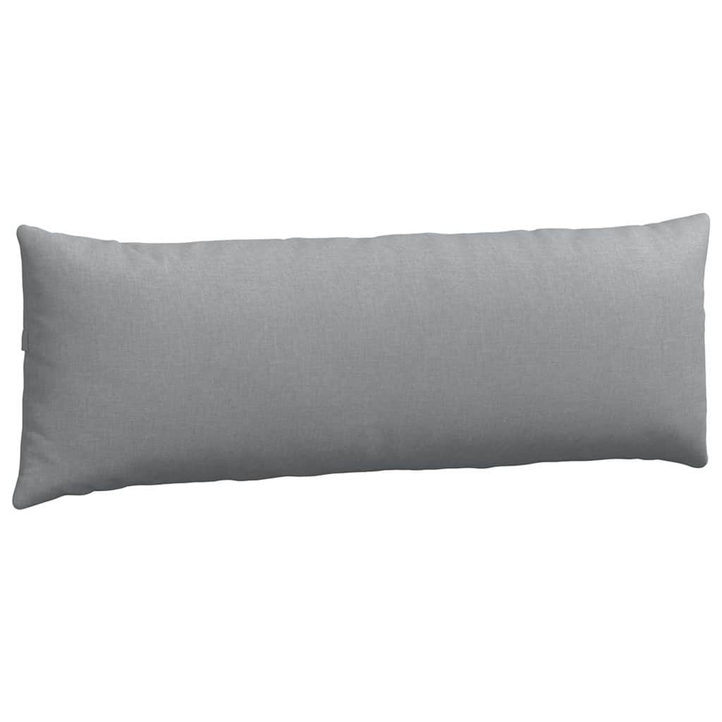 Cuscini da Divano 2 pcs Grigio chiaro 120 x 40 cm Tessuto