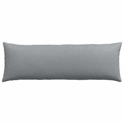 Cuscini da Divano 2 pcs Grigio chiaro 120 x 40 cm Tessuto