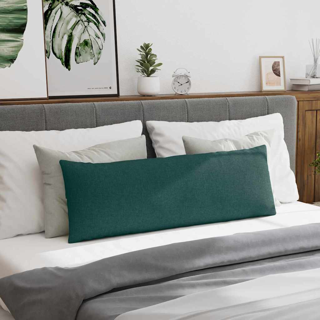 Cuscini da Divano 2 pcs Verde Scuro 120 x 40 cm Tessuto | homemem39