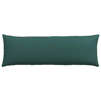 Cuscini da Divano 2 pcs Verde Scuro 120 x 40 cm Tessuto