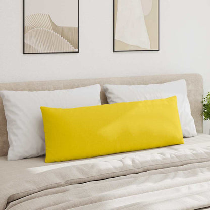Cuscini da Divano 2 pcs Giallo Chiaro 120 x 40 cm Tessuto | homemem39
