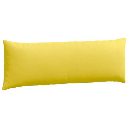 Cuscini da Divano 2 pcs Giallo Chiaro 120 x 40 cm Tessuto | homemem39