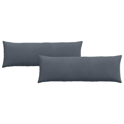 Cuscini da Divano 2 pcs Grigio scuro 120 x 40 cm | homemem39